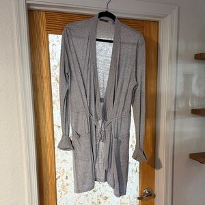 Cullen XL Gray Open Front Cardigan